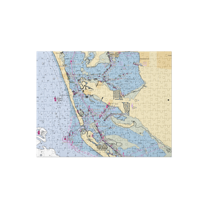 N.E. Taylor Boatworks (Cortez, FL) NOAA Chart Jigsaw Puzzle