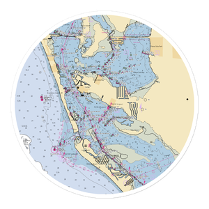 N.E. Taylor Boatworks (Cortez, FL) NOAA Chart Sticker