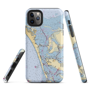 Safe Harbor Pier 77 (Holmes Beach, FL) NOAA Chart  Tough iPhone Case