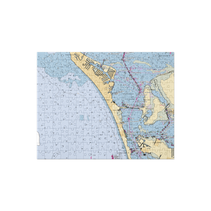 Waterline Marina Resort & Beach Club, Autograph Collection (Holmes Beach, FL) NOAA Chart Jigsaw Puzzle