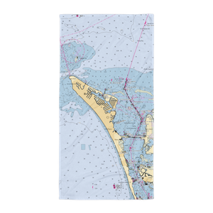 Galati Yacht Basin (Anna Maria, FL) NOAA Chart Towel