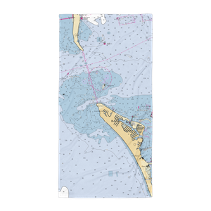 Rod & Reel Pier (Anna Maria, FL) NOAA Chart Towel