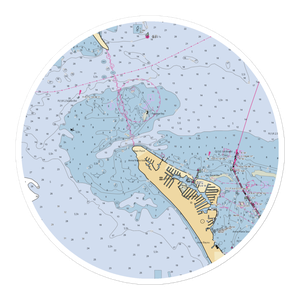 Rod & Reel Pier (Anna Maria, FL) NOAA Chart Sticker