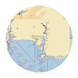 Singing River Yacht Club (Escatawpa, MS) NOAA Chart Sticker