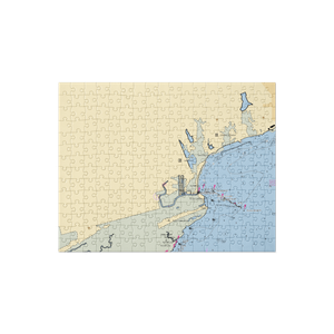 Hancock County Marina (Lakeshore, MS) NOAA Chart Jigsaw Puzzle