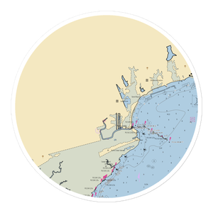 Hancock County Marina (Lakeshore, MS) NOAA Chart Sticker