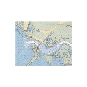 Rigolets Tackle and Marina (Slidell, LA) NOAA Chart Jigsaw Puzzle