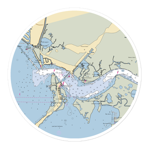 Rigolets Tackle and Marina (Slidell, LA) NOAA Chart Sticker