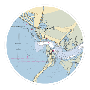 Pelican Pointe Marina (Slidell, LA) NOAA Chart Sticker