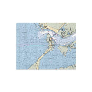 Lake Catherine Island Marina (Slidell, LA) NOAA Chart Jigsaw Puzzle