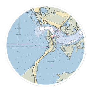 Lake Catherine Island Marina (Slidell, LA) NOAA Chart Sticker