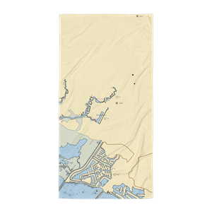 Pontchartrain Boatyard & Marina (Slidell, LA) NOAA Chart Towel