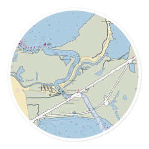 Rigolet's Marina (New Orleans, LA) NOAA Chart Sticker