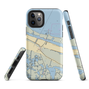 Frank Campo's Marina (Saint Bernard, LA) NOAA Chart  Tough iPhone Case