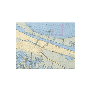 Frank Campo's Marina (Saint Bernard, LA) NOAA Chart Jigsaw Puzzle