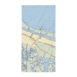 Frank Campo's Marina (Saint Bernard, LA) NOAA Chart Towel