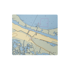 Frank Campo's Marina (Saint Bernard, LA) NOAA Chart  Gaming Mouse Pad