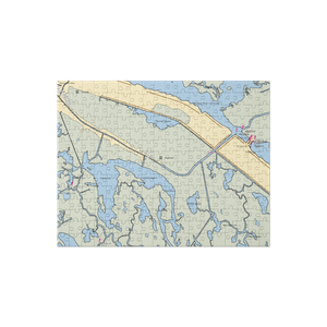 Pips Boat Launch (Saint Bernard, LA) NOAA Chart Jigsaw Puzzle