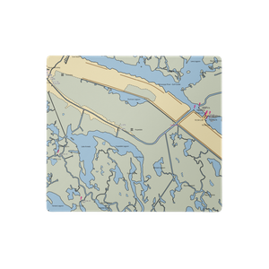 Pips Boat Launch (Saint Bernard, LA) NOAA Chart  Gaming Mouse Pad