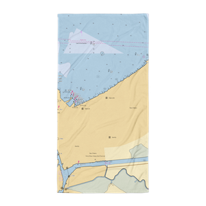 South Shore Harbor Marina (New Orleans, LA) NOAA Chart Towel