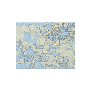 Sweetwater Guide Service & Marina (Saint Bernard, LA) NOAA Chart Jigsaw Puzzle