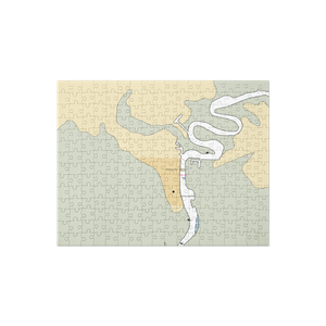 Sawmill Docks Marina (Covington, LA) NOAA Chart Jigsaw Puzzle