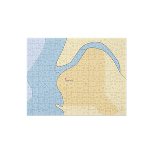 Homan's Inlet Marina (Port Sanilac, MI) NOAA Chart Jigsaw Puzzle