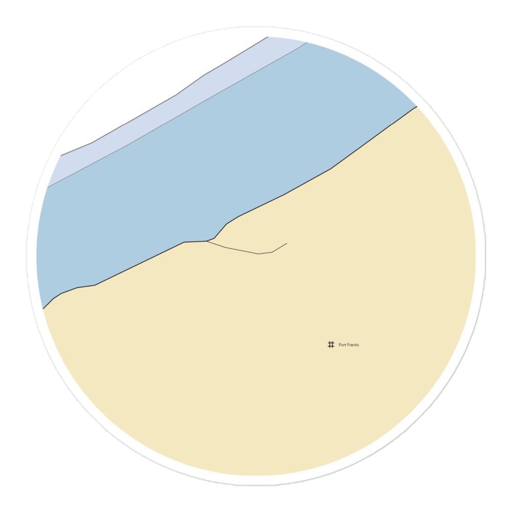 Port Franks Harbour (Fort Gratiot, MI) NOAA Chart Sticker 