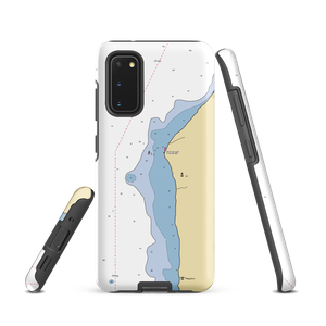 Point Clark Dock (Forestville, MI) NOAA Chart Samsung Phone Case