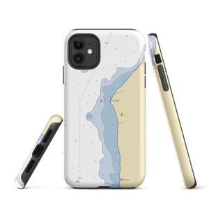 Point Clark Dock (Forestville, MI) NOAA Chart  Tough iPhone Case