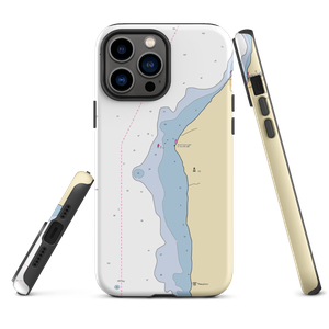 Point Clark Dock (Forestville, MI) NOAA Chart  Tough iPhone Case