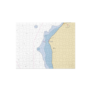 Point Clark Dock (Forestville, MI) NOAA Chart Jigsaw Puzzle