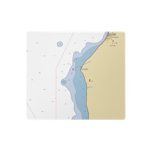 Point Clark Dock (Forestville, MI) NOAA Chart  Gaming Mouse Pad