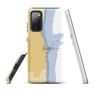 Simmons Island Marina (Kenosha, WI) NOAA Chart Samsung Phone Case