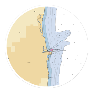 Simmons Island Marina (Kenosha, WI) NOAA Chart Sticker