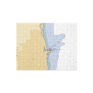 Boat House Pub and Marina (Kenosha, WI) NOAA Chart Jigsaw Puzzle