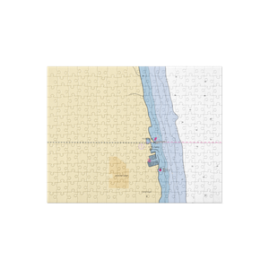 Prairie Harbor Yacht Club (Winthrop Harbor, IL) NOAA Chart Jigsaw Puzzle