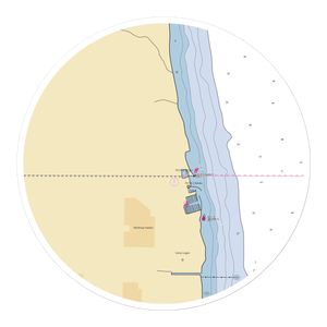 Prairie Harbor Yacht Club (Winthrop Harbor, IL) NOAA Chart Sticker