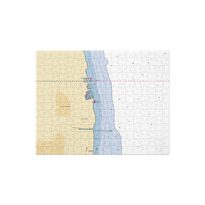 North Point Marina (Winthrop Harbor, IL) NOAA Chart Jigsaw Puzzle