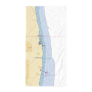 North Point Marina (Winthrop Harbor, IL) NOAA Chart Towel