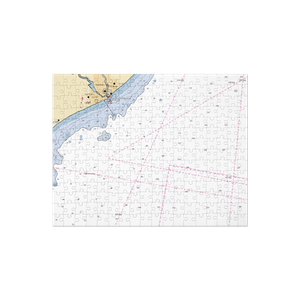 Manitowoc Marina (Manitowoc, WI) NOAA Chart Jigsaw Puzzle