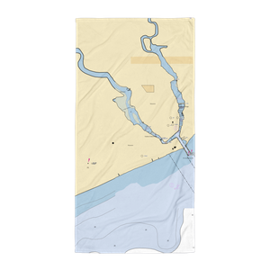West Twin Marina (Manitowoc, WI) NOAA Chart Towel