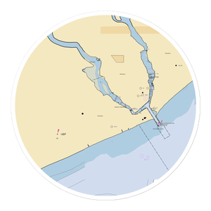 West Twin Marina (Manitowoc, WI) NOAA Chart Sticker