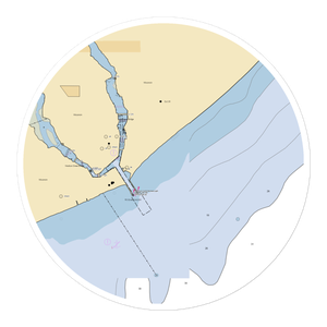 Stan's Marina (Manitowoc, WI) NOAA Chart Sticker