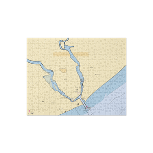 Rogers Street Fishing Village (Manitowoc, WI) NOAA Chart Jigsaw Puzzle