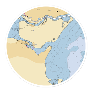 Neenah Nodaway Yacht Club (Appleton, WI) NOAA Chart Sticker