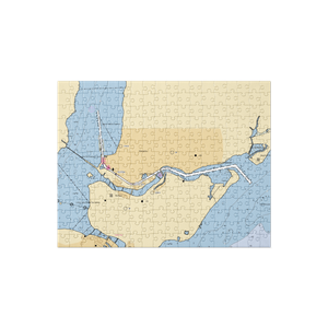 Menasha Marina (Appleton, WI) NOAA Chart Jigsaw Puzzle