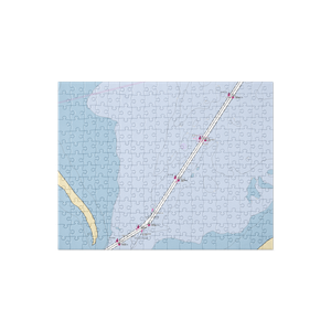 Shipyard Marine (Green Bay, WI) NOAA Chart Jigsaw Puzzle