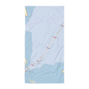 Shipyard Marine (Green Bay, WI) NOAA Chart Towel