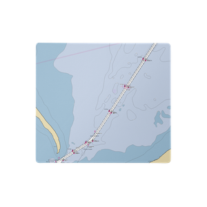 Shipyard Marine (Green Bay, WI) NOAA Chart  Gaming Mouse Pad